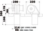 Italwinch Obi windlass 500 W - 12 V without drum 6 mm gypsy - Kod. 02.408.01 8