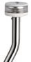 Maszt do lamp w komplecie z latarnią Evoled 360° - Wersja narożna, wyjmowana, z podstawą ze stali inox, mocowanie w pozycji poziomej - Latarnia Biała - Kod. 11.039.42 9