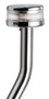 Pole light with EVOLED 360° light - Pull-out angular version with stainless steel base, flat mounting - Kod. 11.039.72 11