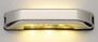 Lampka kajutowa LED z panelem frontowym. Podwójne światło skierowane do góry i w dół 3+3 LED 1,5 W. Biała - Kod. 13.428.03 18