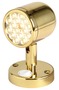 Articulated spotlight polished brass w. switch - Artnr: 13.947.11 2
