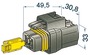 Plug with gasket for 4/6 mm² wire - Artnr: 14.232.01 14