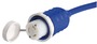 Pre-mounted cap + cable blue 10 m 50 A - Artnr: 14.334.20 7