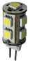 Żarówka LED SMD z trzonkiem G4 do opraw punktowych - LED bulb 12/24 V G4 2.4 W 161 lm - Kod. 14.441.12 8