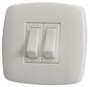 Contemporary switch N. 2 white - Artnr: 14.484.02 12