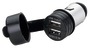 Przedłużacz i gniazdo wtykowe max 8A + podwójne USB + wysuwany mikro USB - 2,5A - Kod. 14.517.13 23