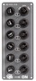 Electric control panel 5 switches + lighter plug - Artnr: 14.703.00 10