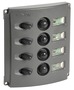 Panele elektryczne z automatycznymi bezpiecznikami i podwójną diodą LED - L. włączników 5 + USB - Kod. 14.850.05 11