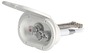 Oval shower box white PVC hose 4 m Rear shower outlet - Artnr: 15.240.02 13