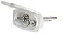 New Edge shower box white PVC hose 4 m Rear shower outlet - Artnr: 15.257.02 11