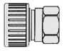 System złączek Hydrofix przeznaczonych dla instalacji wodnych, maksymalna zalecana temperatura 70°. Ø 15 mm - Złączka żeńsko-męska mosiężna 3/8” - Kod. 17.115.05 33