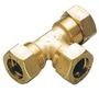 Brass comprssion 90° joint 10 mm - Artnr: 17.410.20 6