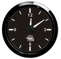 Zegarek kwarcowy 12 Sati Tarcza czarna, ramka czarna 12|24 Volt - Kod. 27.320.27 11