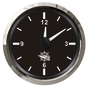 Zegarek kwarcowy 12 Sati Tarcza czarna, ramka polerowana 12|24 Volt - Kod. 27.321.27 12