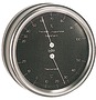 Przyrząd BARIGO Orion - Z chromowanej stali inox czarna tarcza - Zegar kwarcowy - Kod. 28.082.70 16