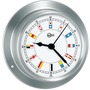 Barigo Sky clock satined SS/white - Artnr: 28.685.01 15