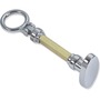 Chr.brass double knob handle - Artnr: 38.348.52 21