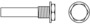 Rękaw wymiennika ciepła - Thread.zinc anode 3/8“ 10x40mm - Kod. 43.541.00 23