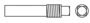Rękaw wymiennika ciepła - Thread.zinc anode 3/8“ 10x40mm - Kod. 43.541.00 27