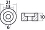 Zinc ring anode for Suzuki 4/300 HP outboard - Artnr: 43.261.00 4