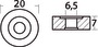 Podkładka do silnika Tohatsu - Aluminium anode Tohatsu 7/140 HP - Kod. 43.640.16 5