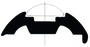 Wkładka do profili nierdzewnych - White PVC profile base h.50mm - Kod. 44.480.37 21