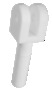 Części zamienne do daszków - Spare rowlock for nylon white bimini tops - Kod. 46.625.03 13