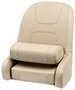 Padded seat w/H51 flip up RAL9010 - Artnr: 48.410.06 8