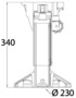 Supporto sedile Waverider con amm. 340-450 mm - Artnr: 48.707.01 4