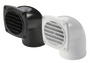 ABS hose vent w/collar white 126 x 126 mm - Artnr: 53.273.03 17