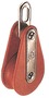 Bloczki HYE Tufnol. Model 1 rolka, z szeklą (EO). Zalecany dla lin do 8 mm - Kod. 55.001.00 28