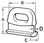Nylon semicircular slide 10mm - Artnr: 58.047.70 10