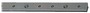 Anodized alloy rail 22x3 mm (2 mt bar) - Artnr: 61.510.93 15
