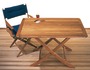 Stolik ARC z prawdziwego drewna tekowego - Teak table 110x70 cm - Kod. 71.305.60 8