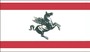 Włoska flaga regionalna. Region Toscany . 30x45 cm - Kod. 35.425.02 8