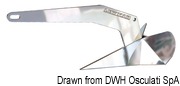 Kotwica z nierdzewnej stali LEWMAR Delta® DTX 10 kg - Kod. 01.106.10 6