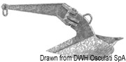 LEWMAR C.Q.R. hot-galvanized pressed steel anchor - kg 27 - Kod. 01.147.27 8