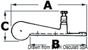 SS bow roller 205 mm - Artnr: 01.350.01 9