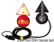 LED light kit magnetic mounting + triangles - Artnr: 02.023.19 5