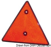 Triangular catadioptric light 70 mm - Artnr: 02.023.36 22