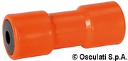 Central roller, orange 185 mm Ø hole 21 mm - Artnr: 02.029.43 65