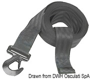 7.5 m nylon winch strap+shackle - Artnr: 02.090.02 4