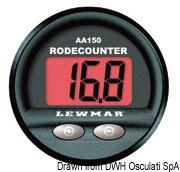 Lewmar chain counter AA150 basic functions - Artnr: 02.357.04 5