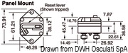 Wodoszczelny włącznik termiczny chroniący windę i ster strumieniowy. Wersja zewnętrzna. 80A - Kod. 02.751.80 18