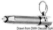 Końcówka z nierdzewnej stali AISI 316 do lin Parafil - Oczko - 9 mm - Kod. 05.663.09 18