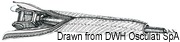 Turnbuckle white protecting sleeve 40 mm - Artnr: 07.596.02 4