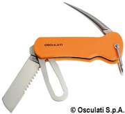 SS sailor knife w. orange plastic grip - Artnr: 10.285.12 8