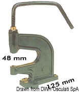 Deck press for snap fasteners - Artnr: 10.299.80 4