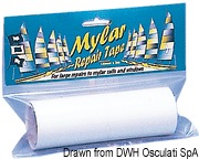 Mylar transparent tape f. repairs 50 mm x 3 m - Artnr: 10.387.00 9
