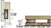 Fastmount ultralowered screw for VL-03 N.10 pcs. - Artnr: 10.460.03 20